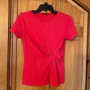 Red Business Casual Blouse - Express